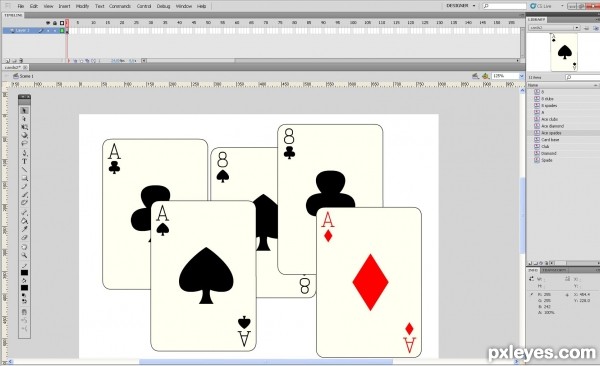 Creation of Full house: Step 18
