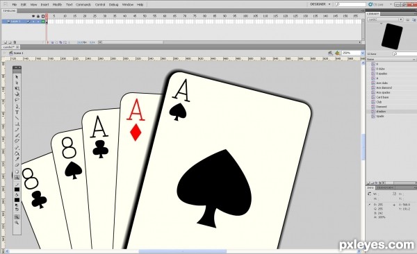 Creation of Full house: Step 22