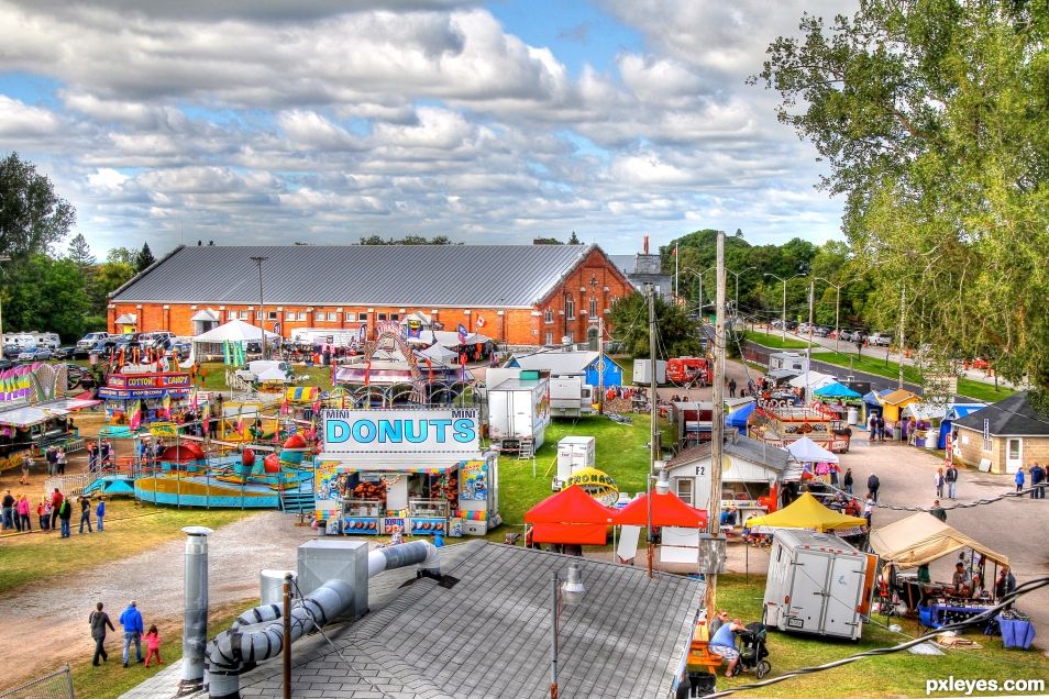 Birds Eye View of the Fair