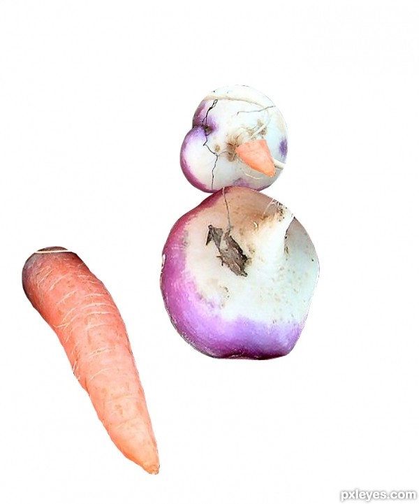 Creation of Just me and the snow...: Step 2