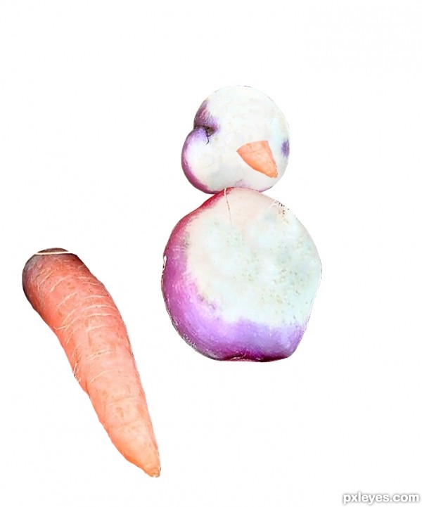 Creation of Just me and the snow...: Step 3