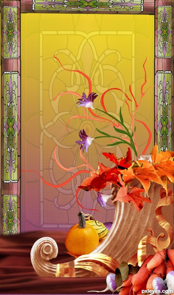 Creation of Give Thanks : Step 13