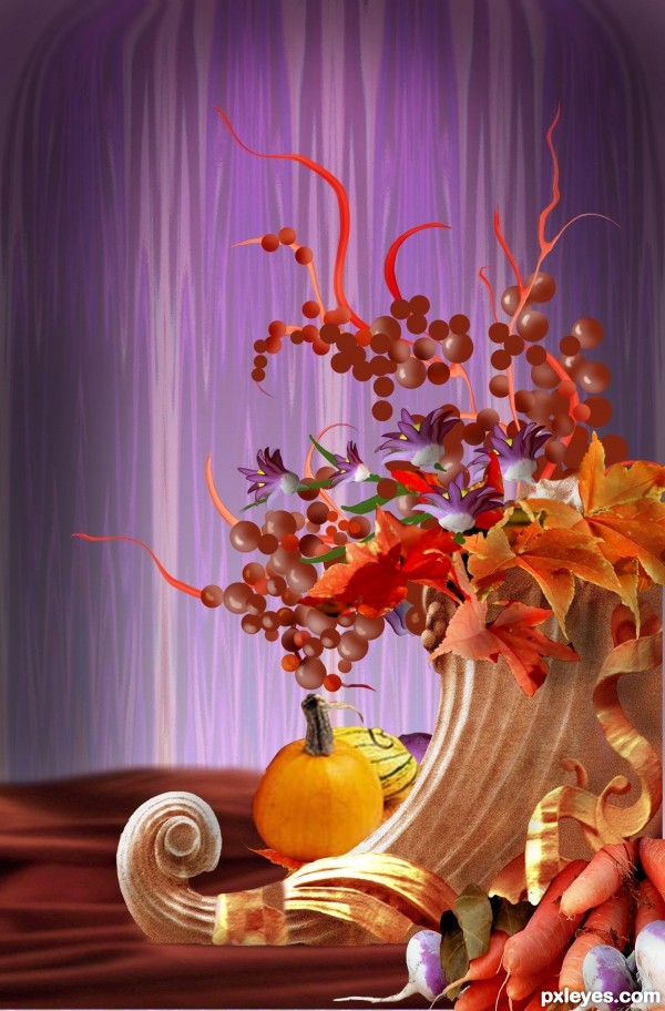 Creation of Give Thanks : Step 15