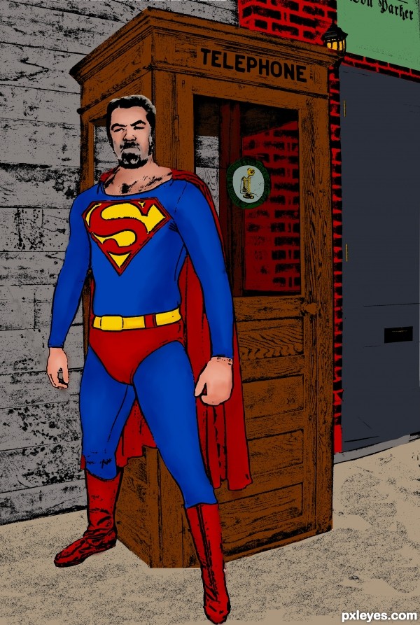 Creation of An Older Superman: Final Result