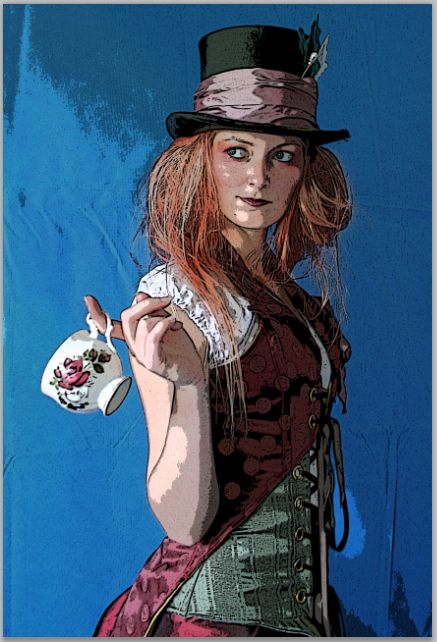 Creation of Cartoon lady: Step 2