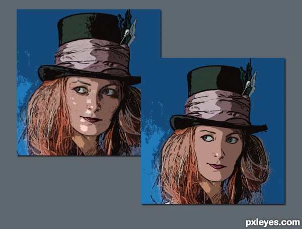 Creation of Cartoon lady: Step 5