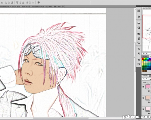 Creation of Manga: Step 4