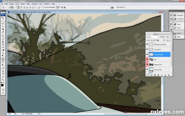 Creation of Cartoon Car: Step 15