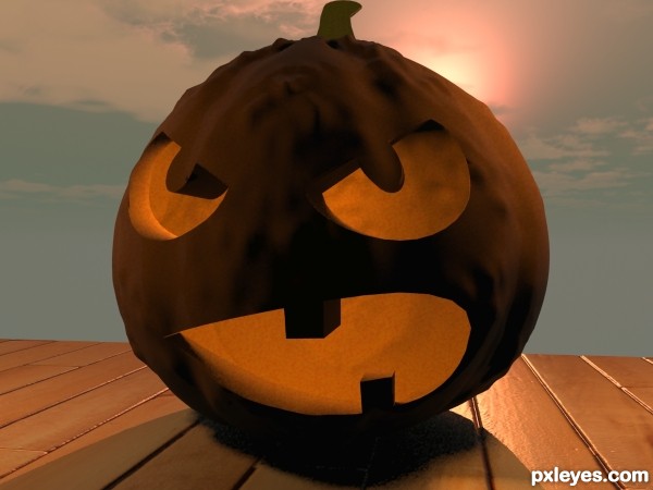 Angry pumpkin