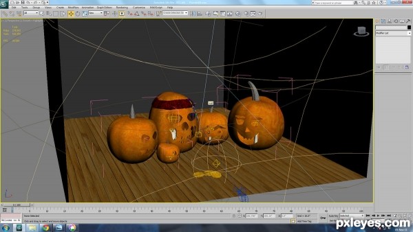 Creation of Pirates Pumpkins: Step 14