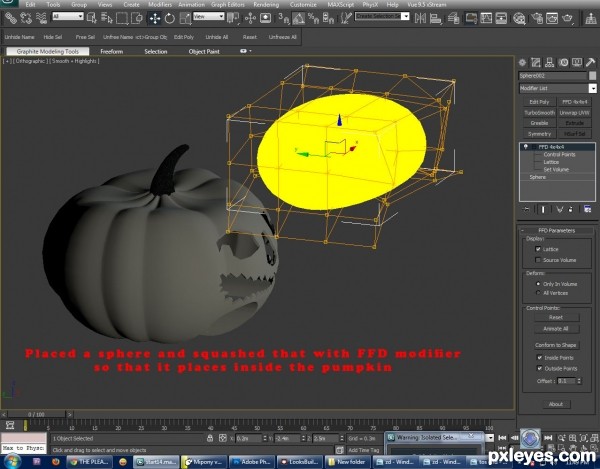 Creation of Pumpkin village : Step 2