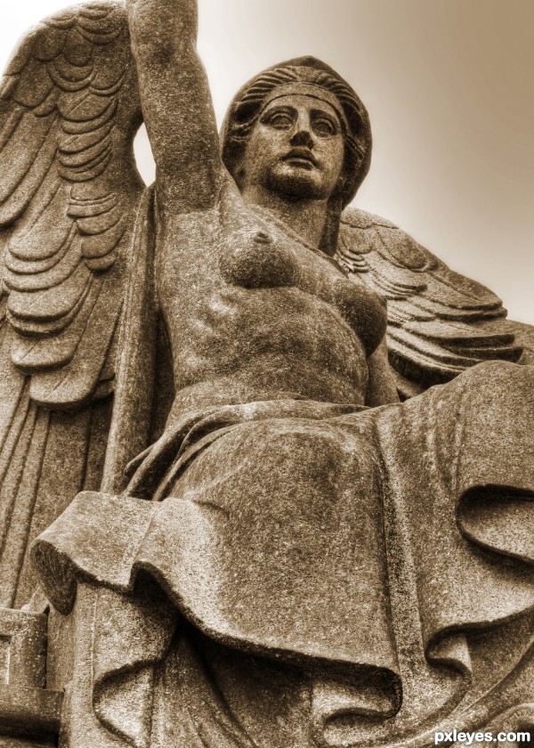 Sepia Angel