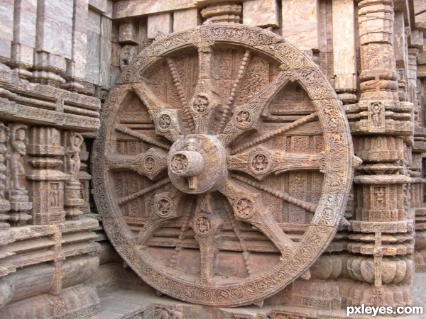 the wheel of the suntemple......