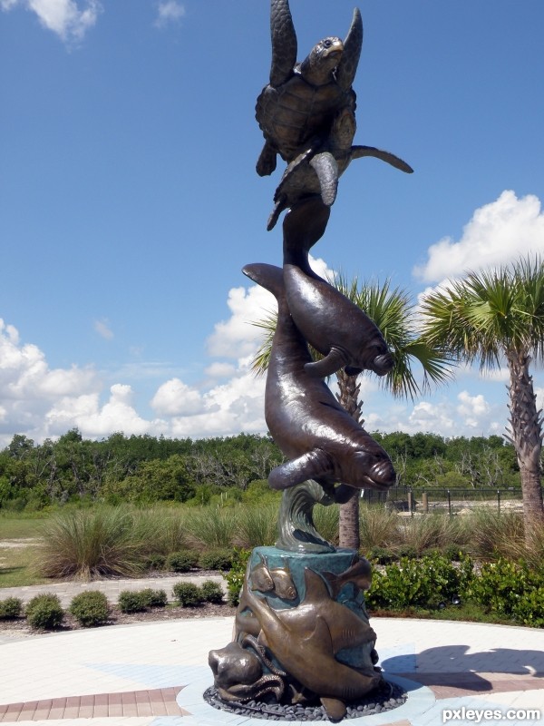 Fl Oceanographic Statue