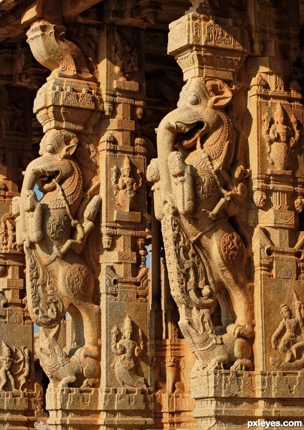 carvings...