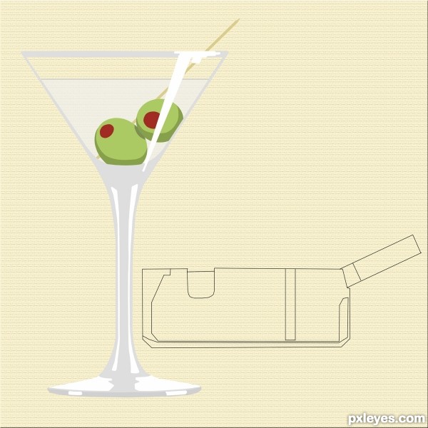 Creation of cocktail for one: Step 2