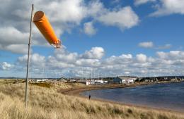 Windy Day at Findhorn