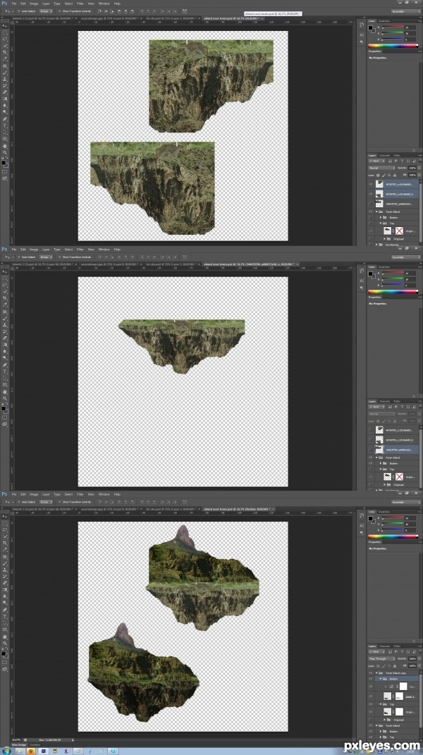 Creation of Too far...: Step 1