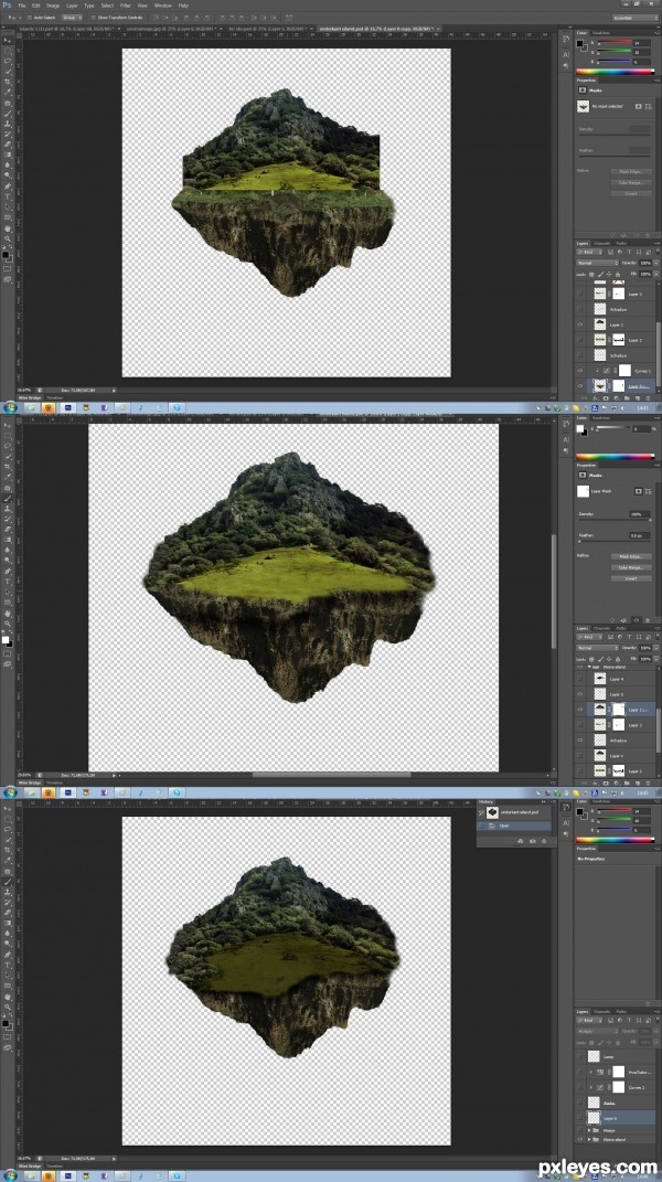 Creation of Too far...: Step 2