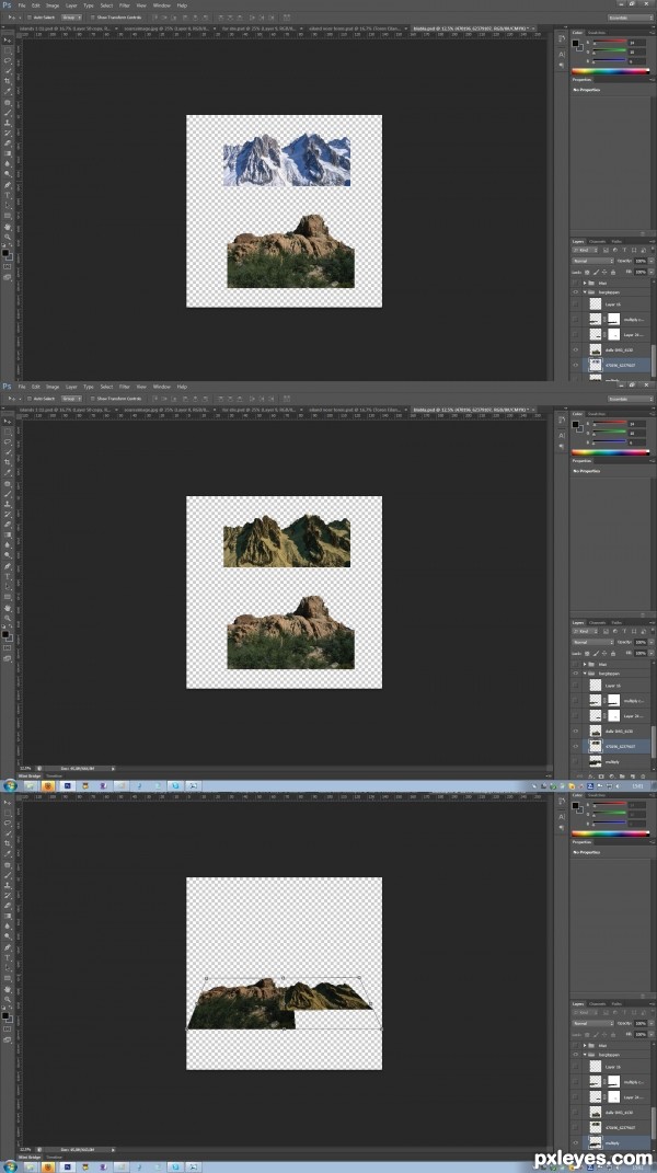 Creation of Too far...: Step 3