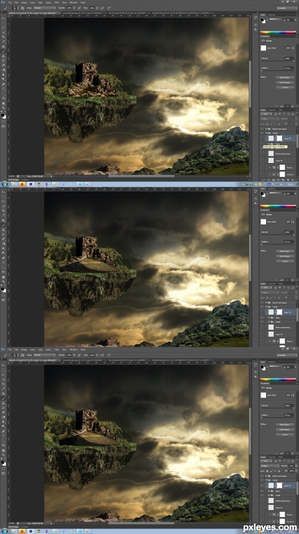 Creation of Too far...: Step 5