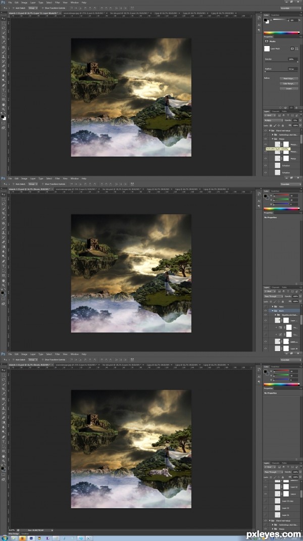Creation of Too far...: Step 6