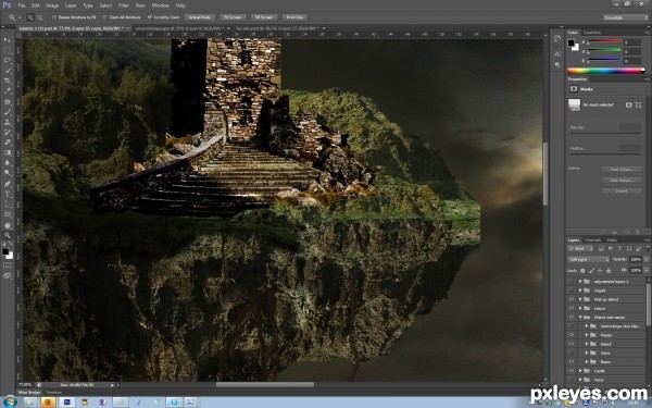 Creation of Too far...: Step 9