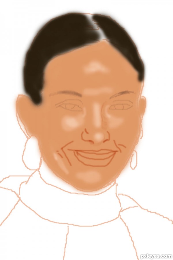 Creation of Jennifer lopez: Step 3