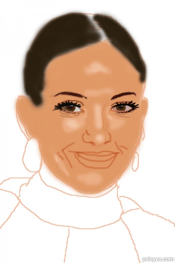 Creation of Jennifer lopez: Step 4