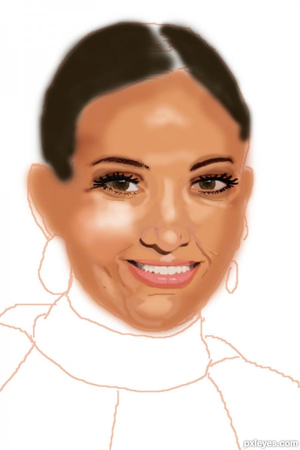 Creation of Jennifer lopez: Step 5