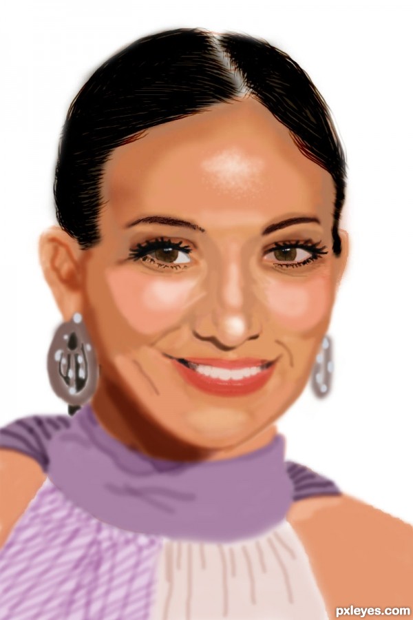 Creation of Jennifer lopez: Step 7