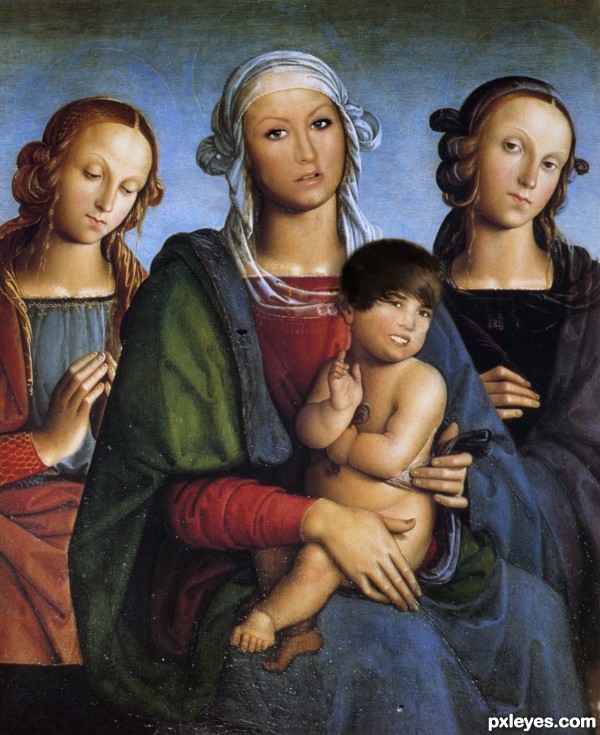 Creation of Pietro Perugino.: Final Result