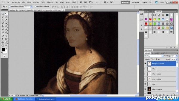Creation of Angelina: Step 8