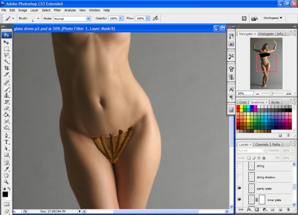 Creation of Exotic Dancer: Step 4