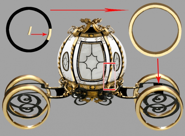 Creation of enchanted chariot: Step 12