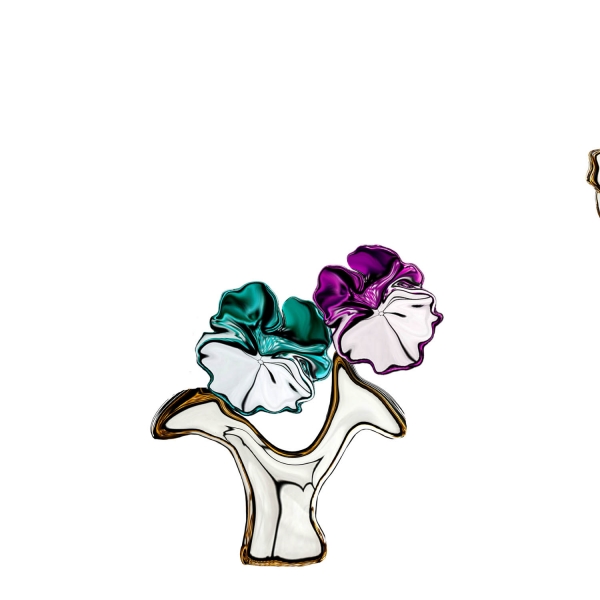 Creation of Pansy Bouquet: Step 3