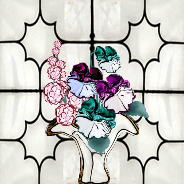 Creation of Pansy Bouquet: Step 6