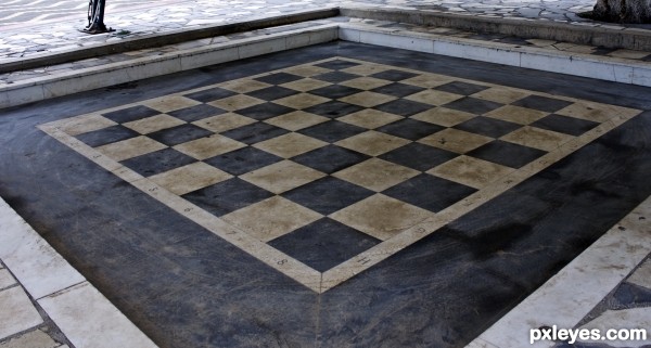 Giant chess board