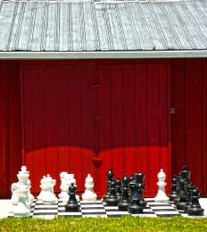 Barnyard chess board