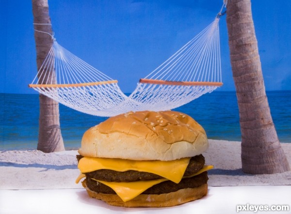 Cheese Burger In Paradise....