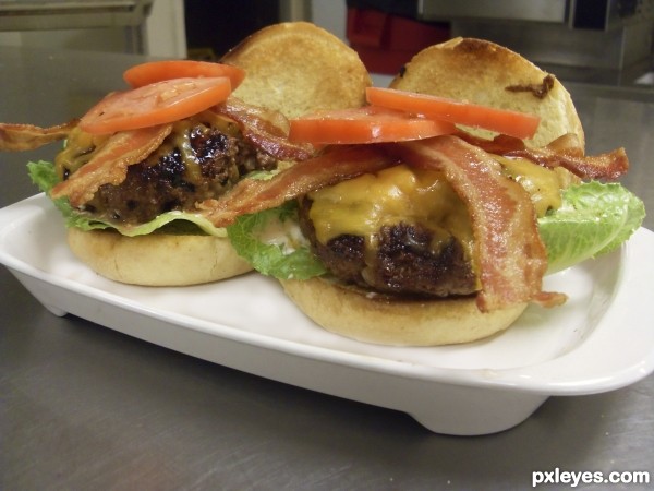 Green Chili Cheese Burgers 