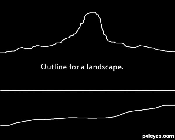 Creation of Landscape: Step 1