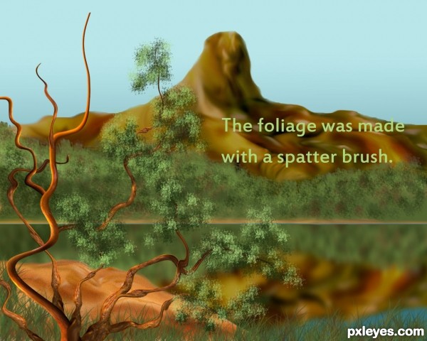 Creation of Landscape: Step 9