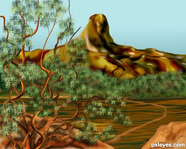 Creation of Landscape: Step 10