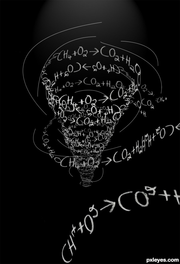 Creation of chemistry hurricane: Final Result