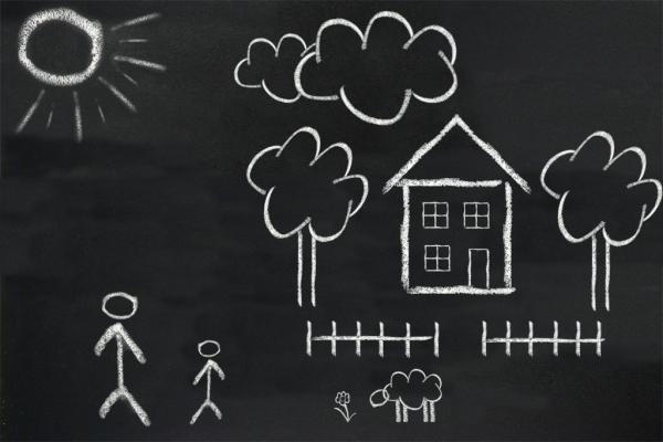 Creation of blackboard picture: Step 6