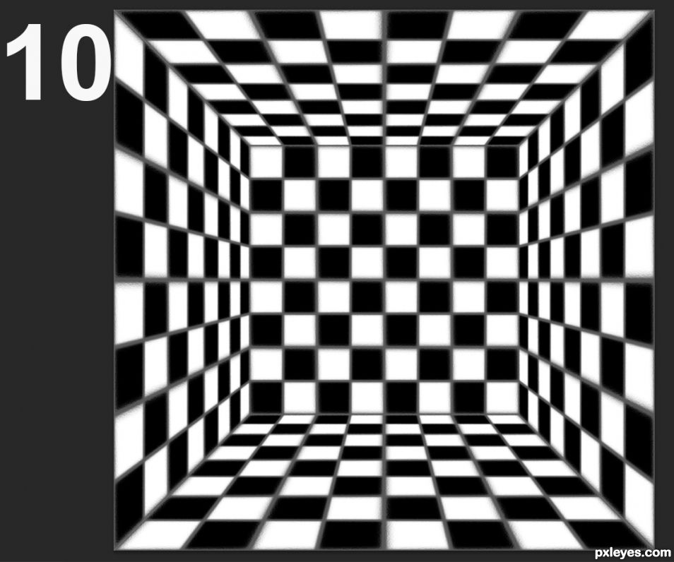 Creation of The colorful chessbox: Step 10