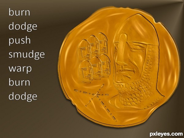 Creation of rare templar coin: Step 6