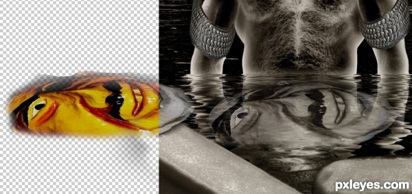 Creation of Guarding Bluebeard's Ghost: Step 16
