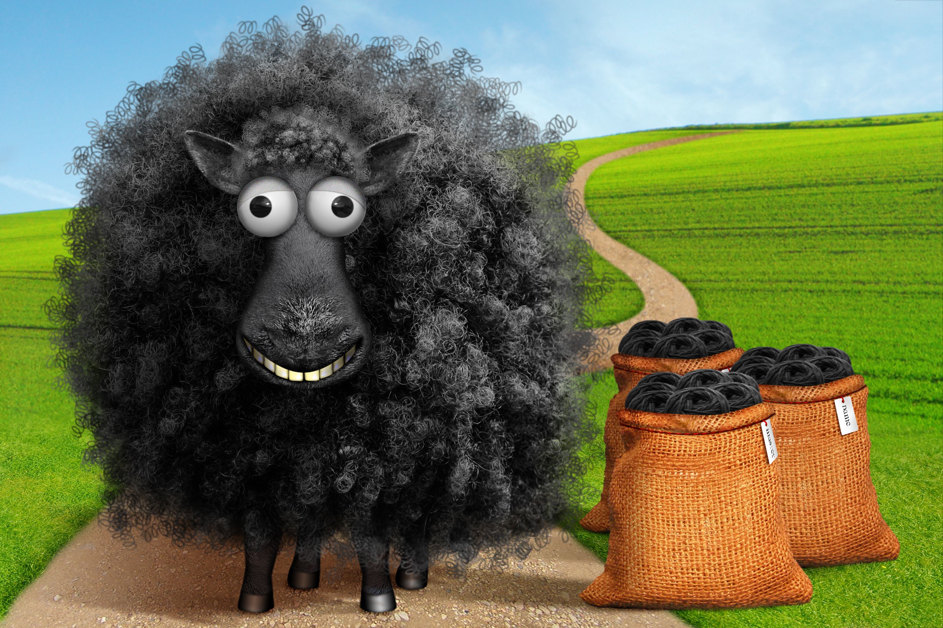 Baabaa Black Sheep picture, by mymy for: children songs photoshop contest -  Pxleyes.com